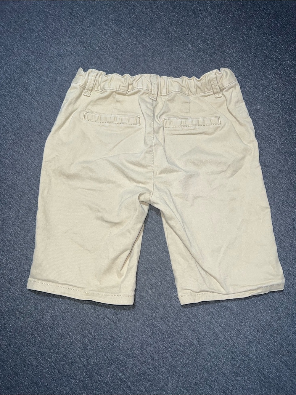 Place Tan Elastic Waist Cotton Shorts - Picture 4 of 4